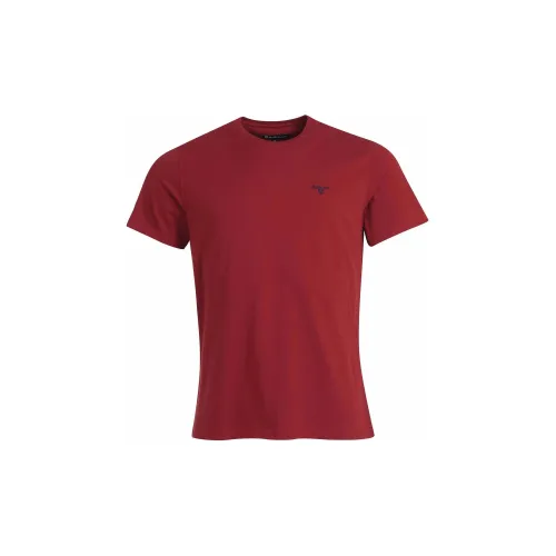 BARBOUR T-Shirts Men Red