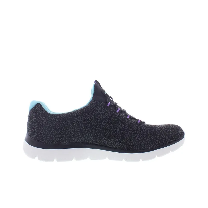Skechers Summits Cushioning Wear-Resistant Low-Top Casual Shoes Women's Purple Black-1