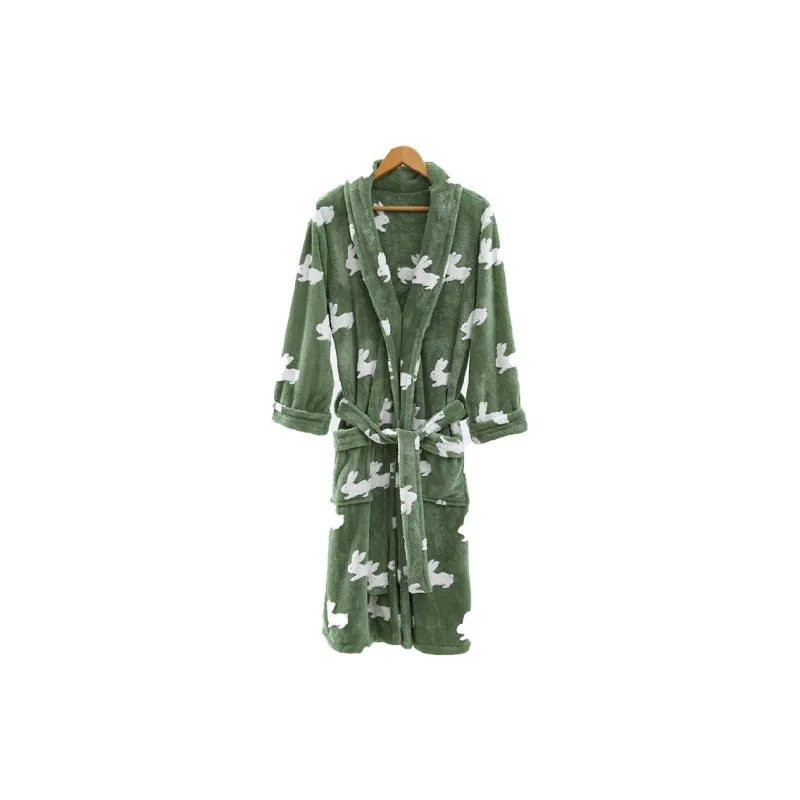 Oblique Moon Samsung Unisex Bath Robes-18