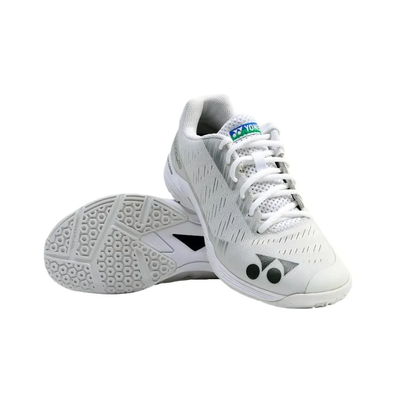 YONEX ECLIPSION Cushioning Anti Slip Wear Resistant Coverage Support Rebound Low Top Badminton Shoes Unisex Gray White-1