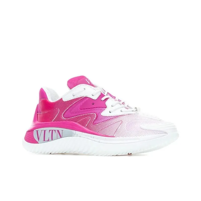 Valentino Women's Wade Runner Sneaker 'White Pink'-1