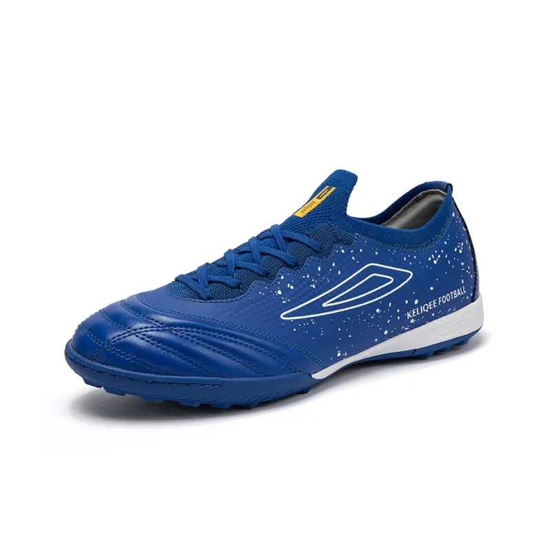 Keliqee Soccer Shoes Unisex Low Top White/Blue-18
