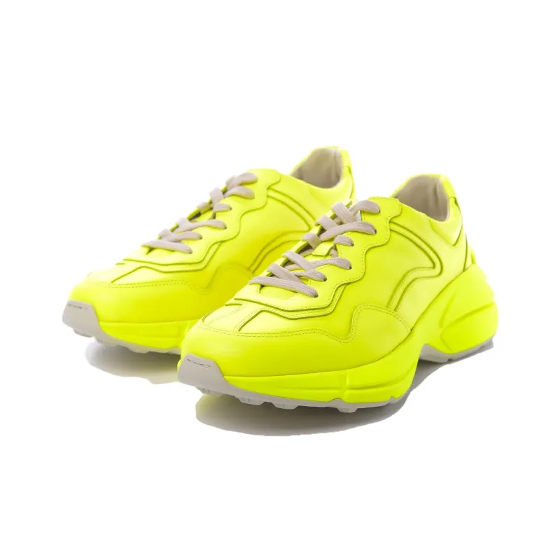 GUCCI Rhyton Low 'Yellow Fluorescent' Women's-1