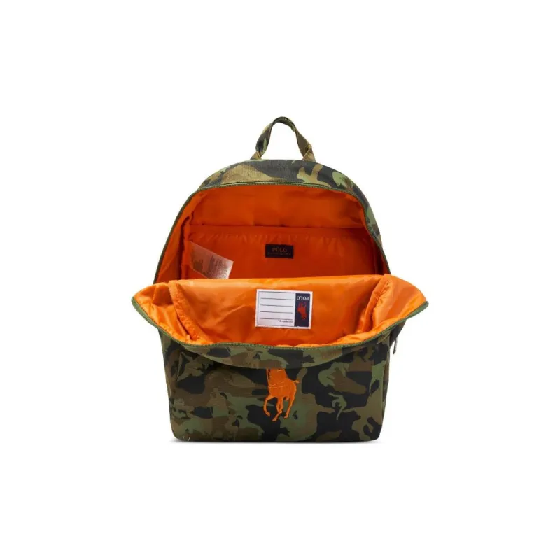 Ralph Lauren Kids Polo Pony-embroidered Camouflage Backpack-4