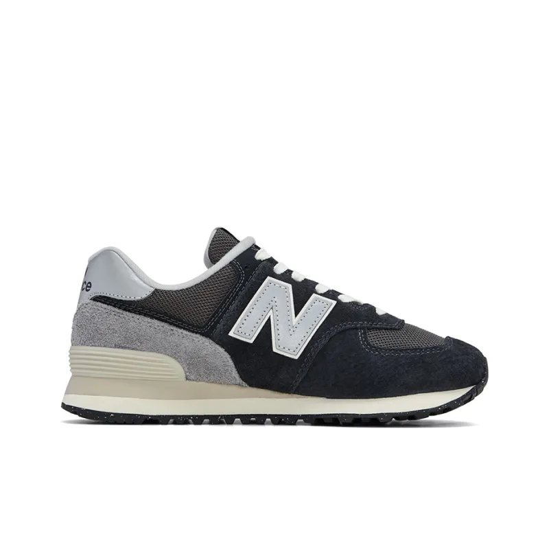 New Balance 574 Grey Black-1