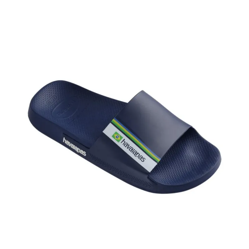 Havaianas Quick Dry Slide Slippers Men's Blue-3