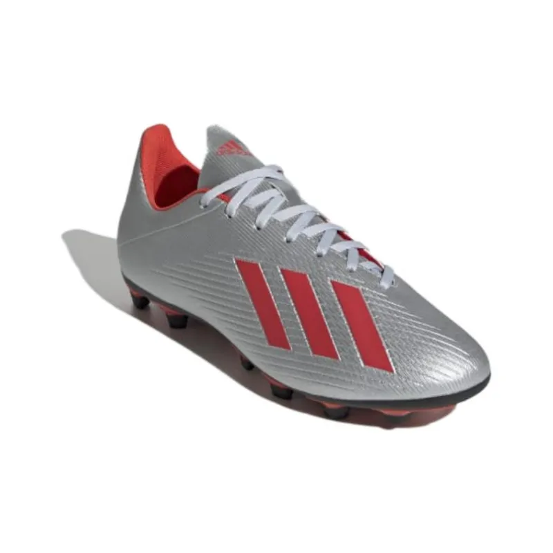 Adidas X 19.4 Anti Slip Wear Resistant Soccer Shoes Men's Silver-2
