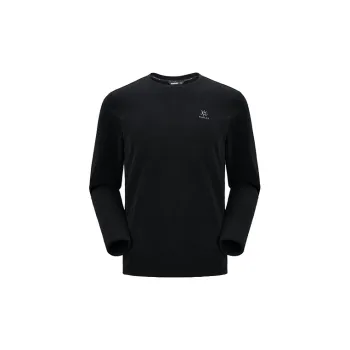 KAILAS Crew Neck Thermal Top Underwear Men's Jet Black