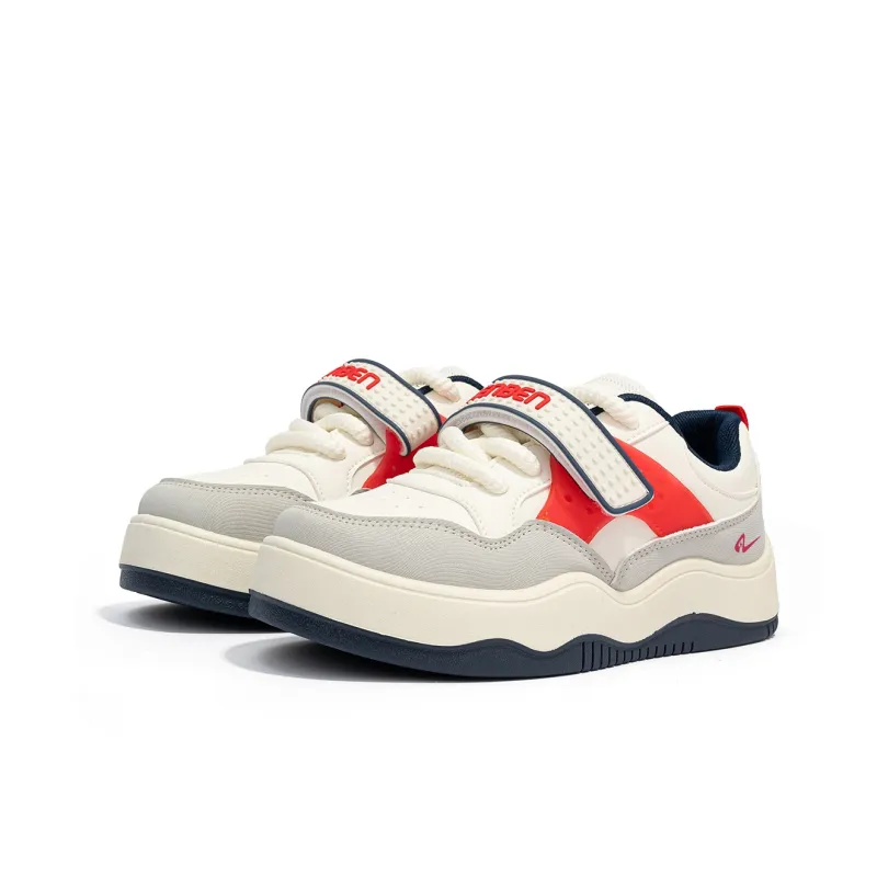 Humanism 1986 Low Top Skateboard Shoes 3.5cm Women's Beige Gray-2