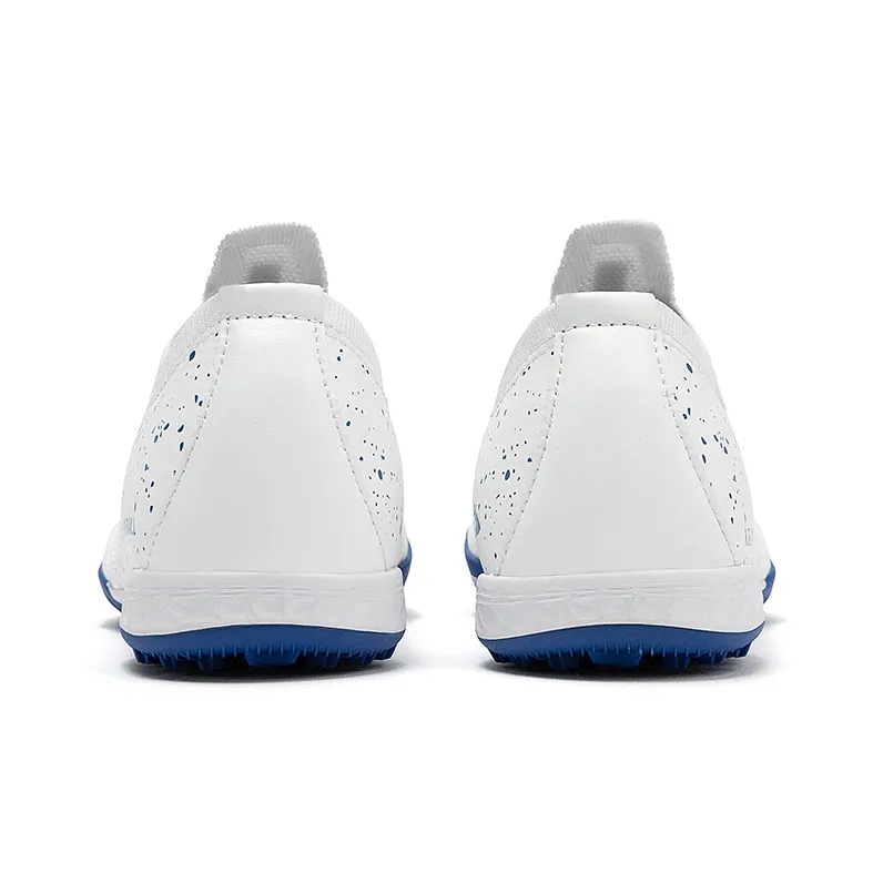 Keliqee Soccer Shoes Unisex Low Top White/Blue-3