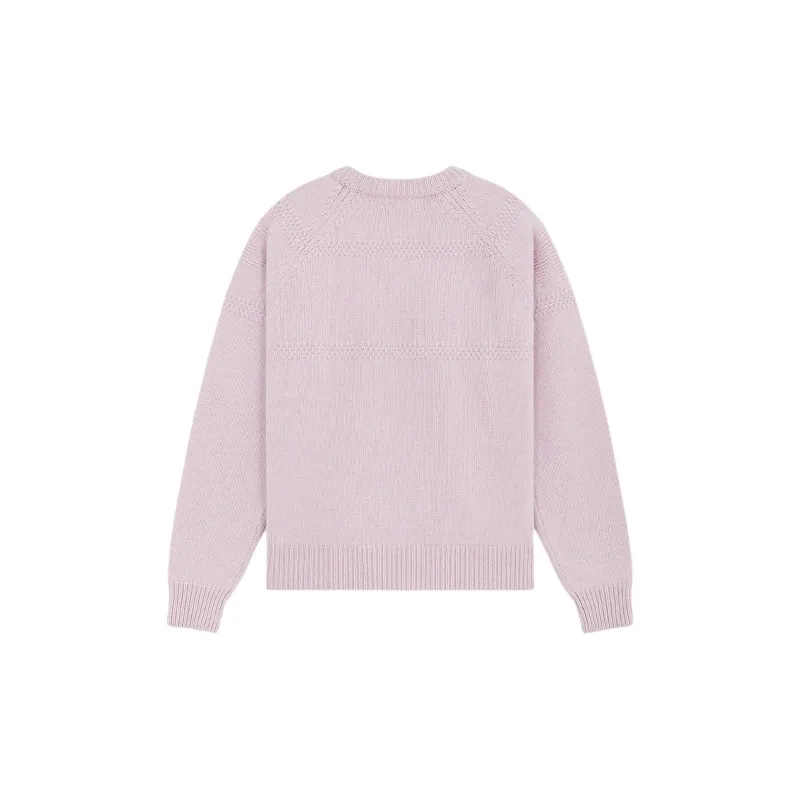 WE11DONE SS24 Sweater Unisex Light Pink-1