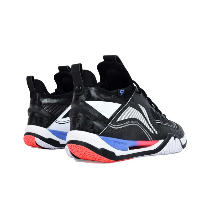 LiNing Saga ⅡPro 2nd Generation Pro Mid Top Badminton Shoes Unisex Black-2