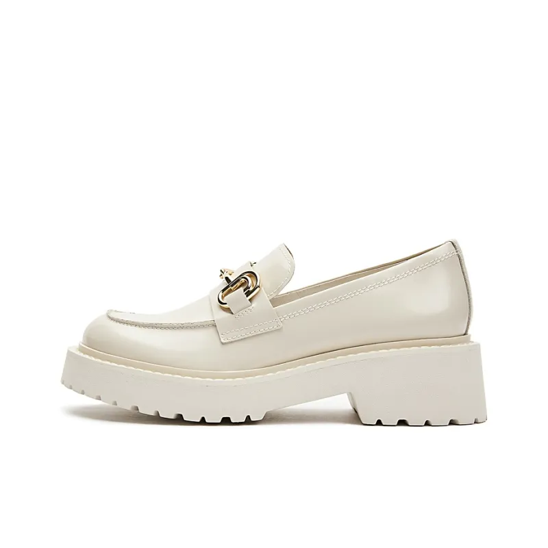 Staccato Burgundy Jazz Loafers 4cm Women's-0