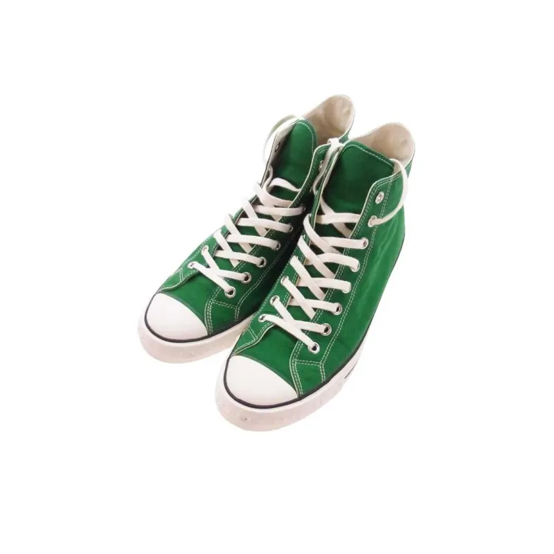 Converse Addict Coach Canvas Hi Anti-Slip Wear-Resistant High-Top Canvas Shoes Unisex Green-1