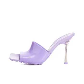 Bottega Veneta Transparent-Strap Heeled Sandals Women's