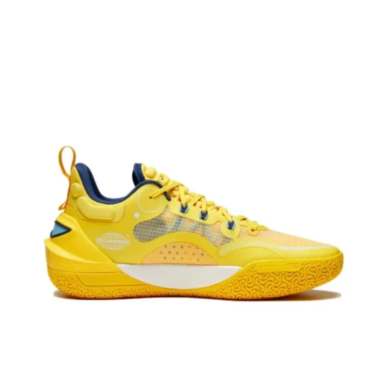 LiNing YuShuai 16 V2 Anti Slip Wear Resistant Low Top Basketball Shoes Men's Yellow-1