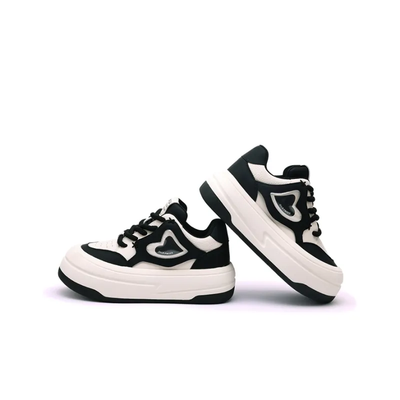 CAI CHI Anti Slip Wear Resistant Low Top Skateboard Shoes Women's-2