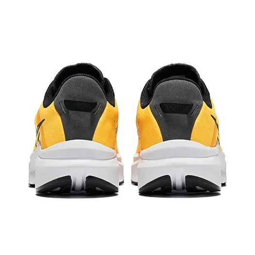 Saucony Axon 3 Cushioning Low Top Casual Running Shoes Men's Yellow Black-3