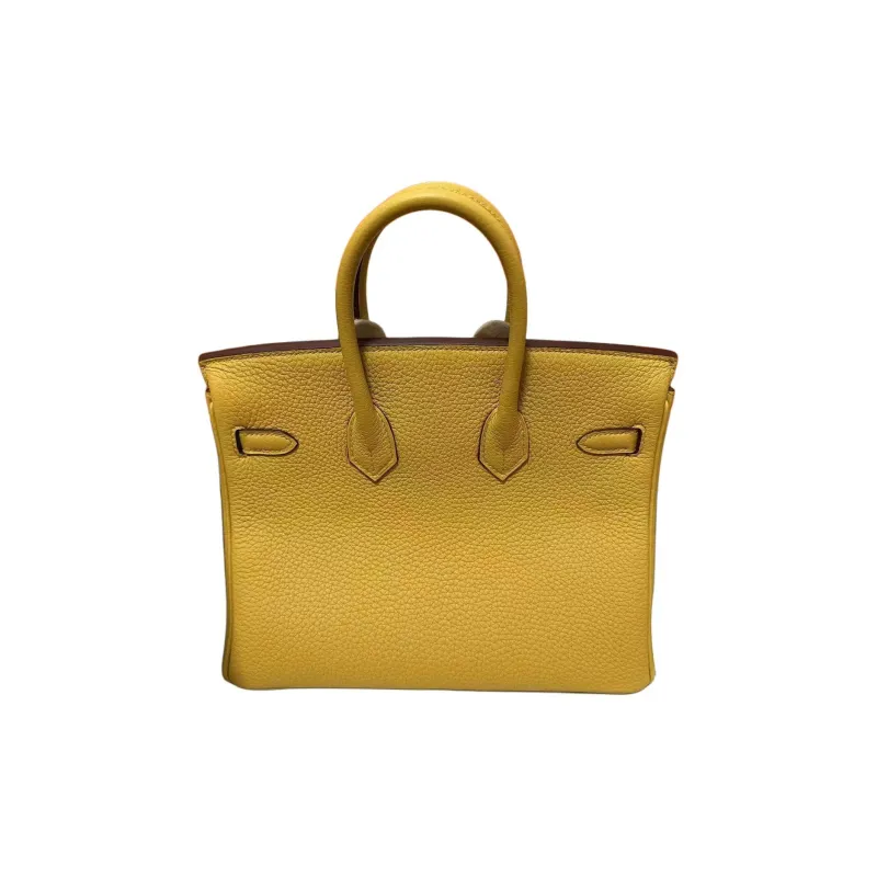 HERMES Birkin Togo Calfskin Birkin Bag Handbags Women's 9D Amber Yellow-2