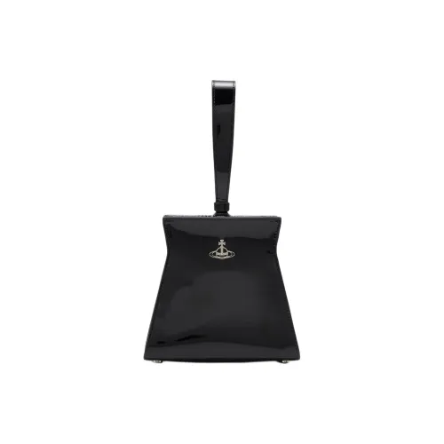 Vivienne Westwood Leather One Shoulder Handbags Women's Black