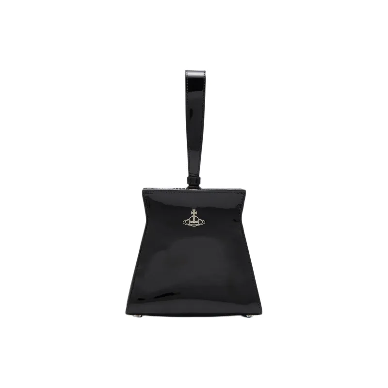 Vivienne Westwood Leather One Shoulder Handbags Women's Black-0