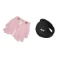 Pink Glove+Black Earmuff