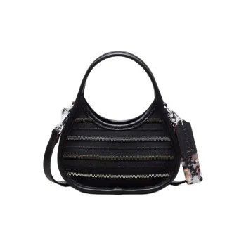 Coachtopia Leather Handbag Shoulder Bag Crossbody Bag Mini Women's Black