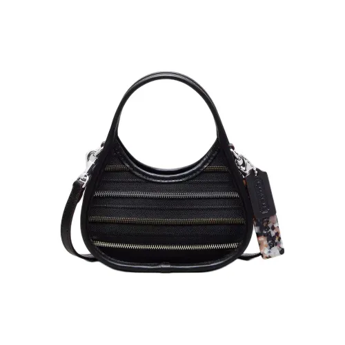 Coachtopia Leather Handbag Shoulder Bag Crossbody Bag Mini Women's Black