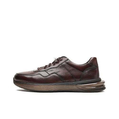 S.T.Dupont Casual Shoes Men Low-Top Coffee