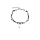 Blue Sparkle Star Bracelet
