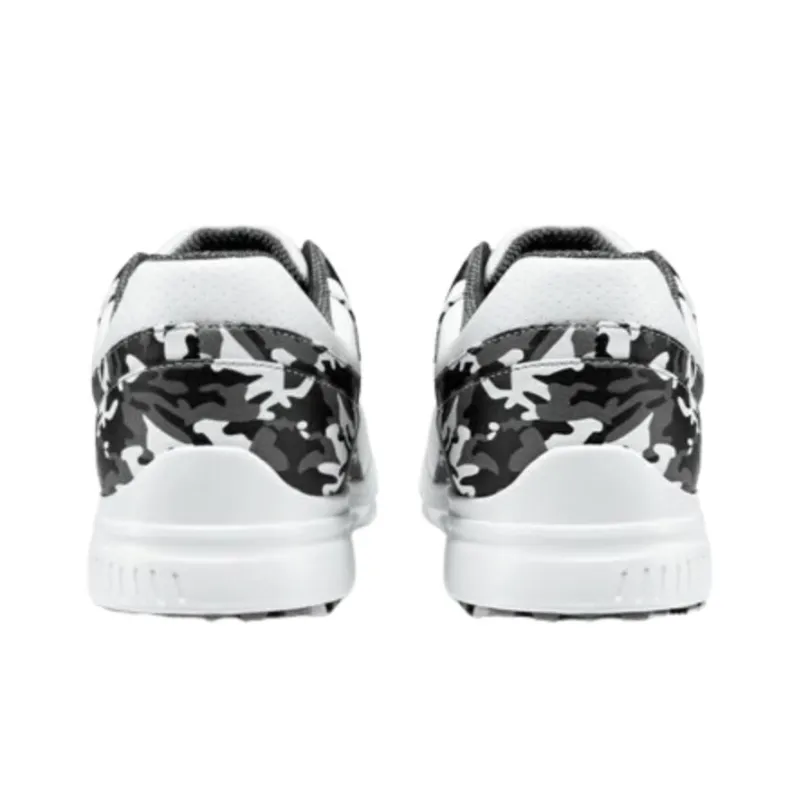 PGM Anti-Slip Wear-Resistant Low-Top Golf Shoes Men's White Black-2