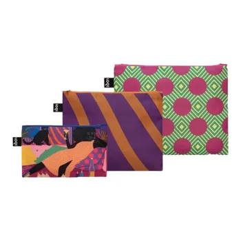 Loqi AURELIA DURAND Collaboration Recyclable Polyester Storage Bag Women's Winter Night