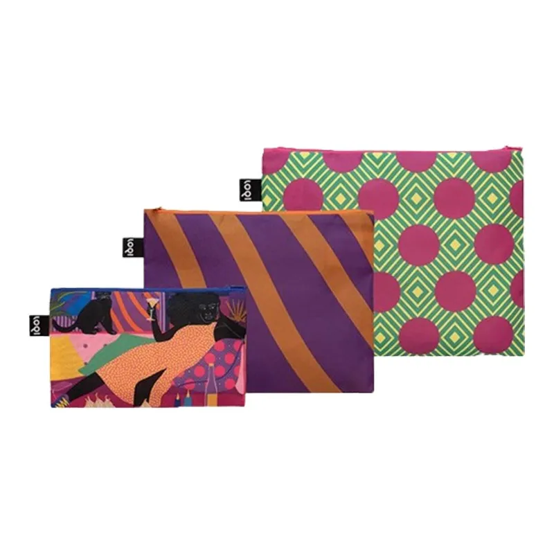 Loqi AURELIA DURAND Collaboration Recyclable Polyester Storage Bag Women's Winter Night-0