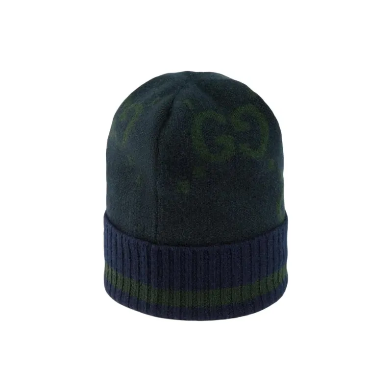 GUCCI Monogram Knitted Beanie-2