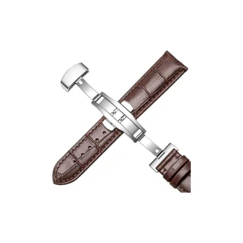 WOALMORN Longines Compatibility Watch Band 75MM 120MM Cowhide Leather Material