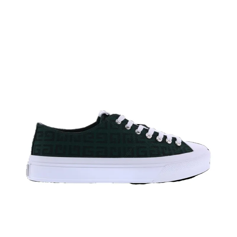 Givenchy City Low Top Skateboard Shoes Men's Green-1
