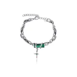 Green Sparkle Star Bracelet