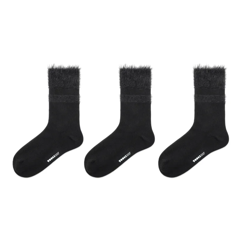 TOOCI Mid Calf Socks Unisex 3 Pack-4