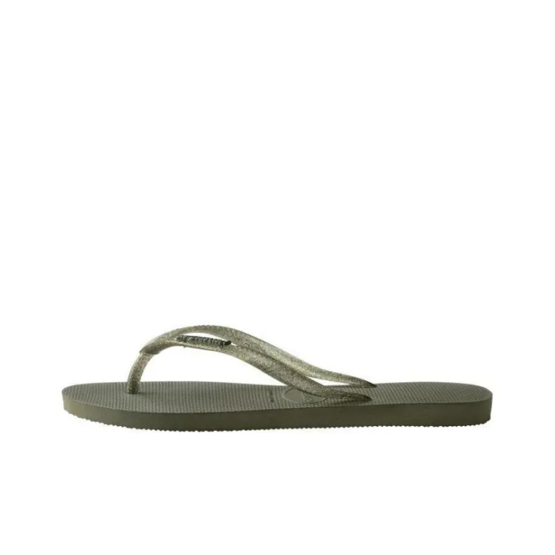 Havaianas Quiet Quick Drying Antibacterial Flip Flops Women's Green-0