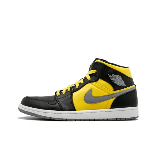 Jordan 1 Phat Mid Black Speed Yellow