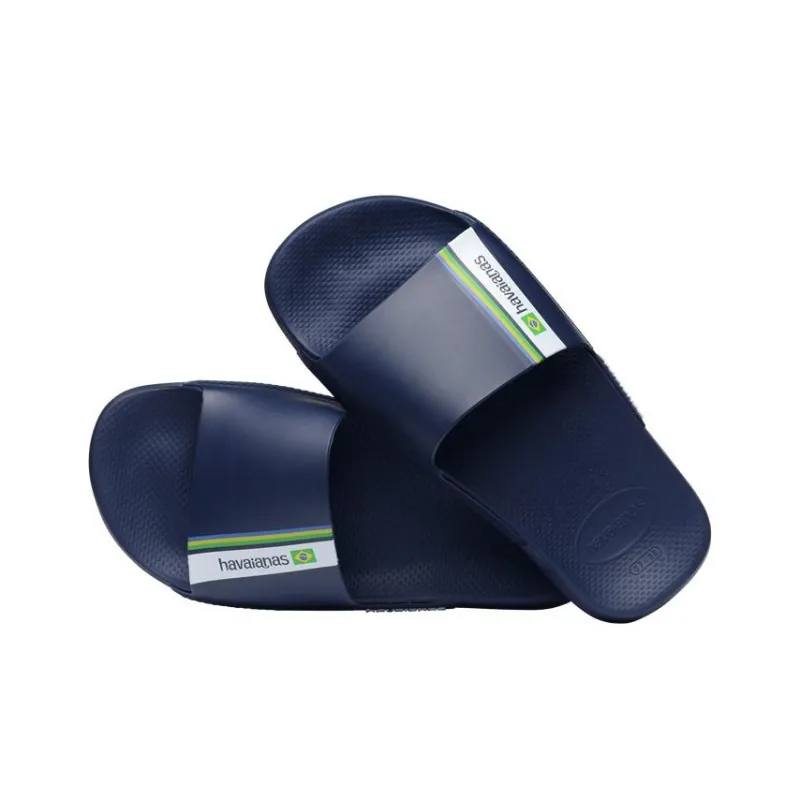 Havaianas Quick Dry Slide Slippers Men's Blue-5