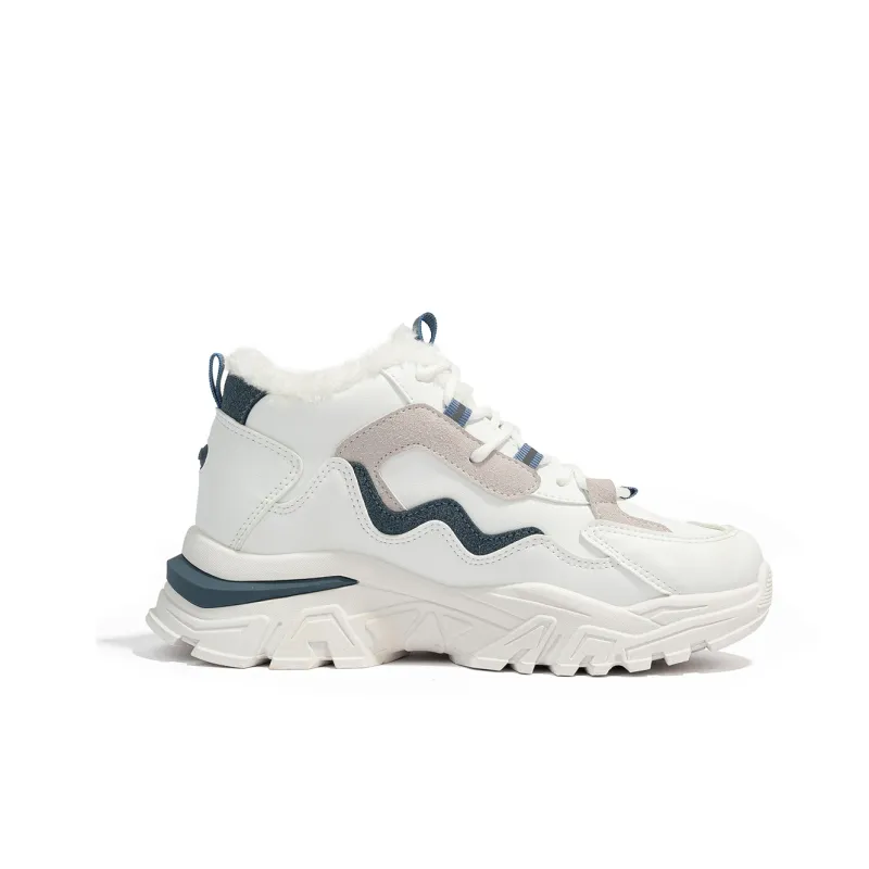 RENBEN Warm Height Increasing High-Top Casual Shoes Women's-6
