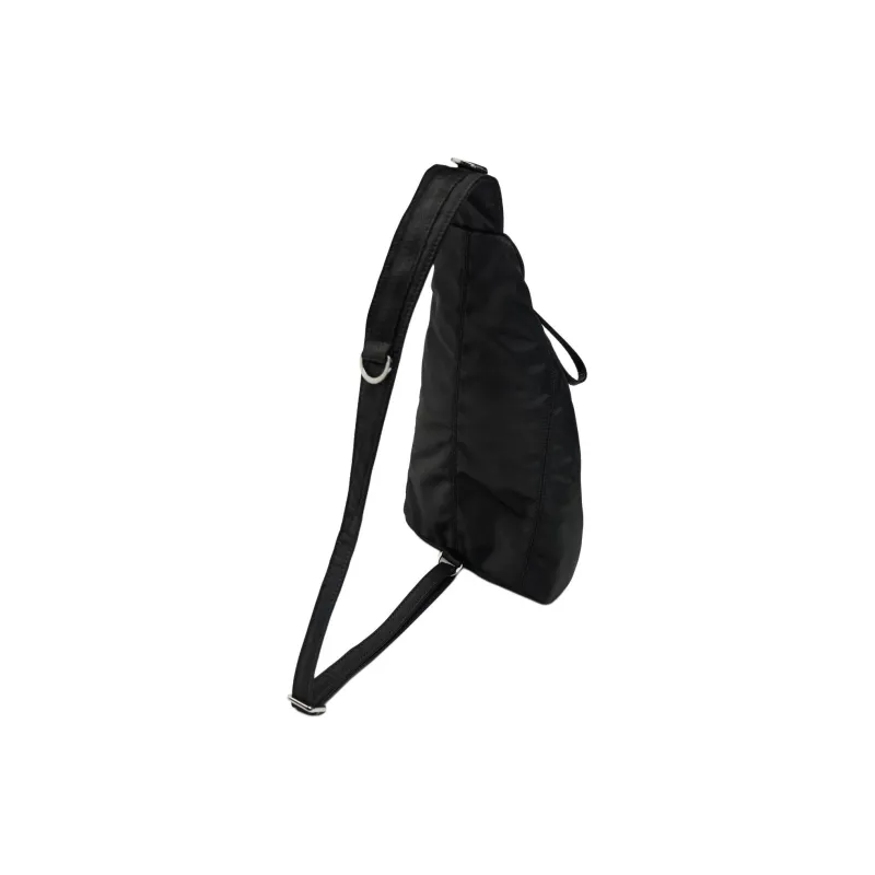 ZARA Polyamide Shoulder Bag Crossbody Bag Backpack Sling Bag Medium Size Women's Black-2