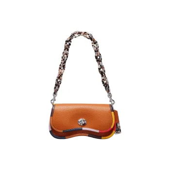 Coachtopia Refined Leather Hand Shoulder Bag Women's Polished Amber & Multicolor