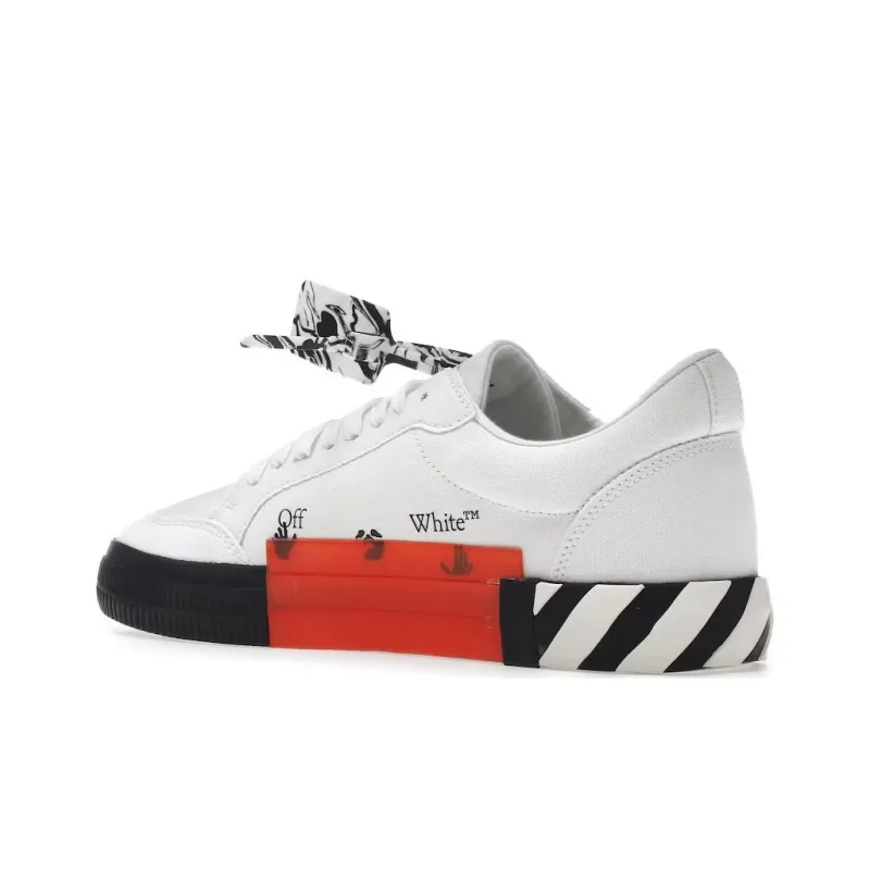 OFF WHITE Vulcanized Low Canvas White Black-3