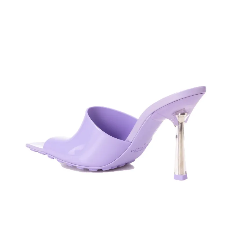 Bottega Veneta Transparent Strap Heeled Sandals Women's-3