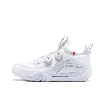 LiNing Stick to the Ground Flight MAX Anti Slip Wear Resistant Low Top Badminton Shoes Men's White