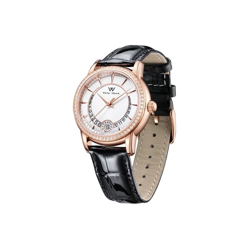 Welly Merck Automatic Mechanical Movement Watch Women's Watch White Dial-1