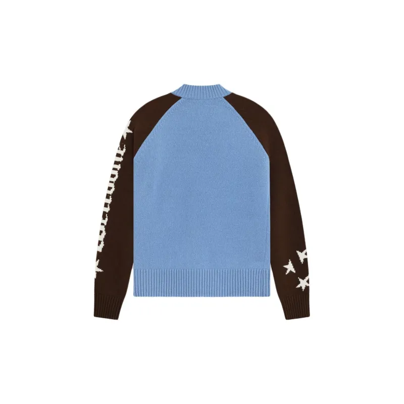 WE11DONE SS24 Sweater Unisex Sky Blue-1