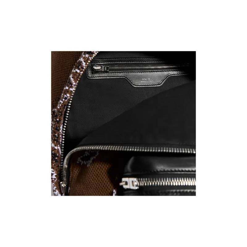 AMIRI Lambskin Backpack Men's Brown-3